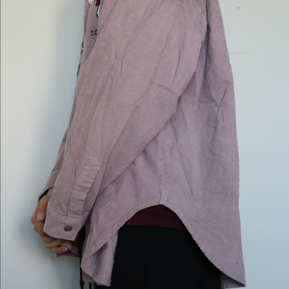 Korean Vintage Pink Shirt Unisex - Picture 4 of 7